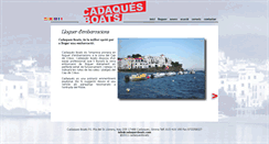 Desktop Screenshot of cadaquesboats.com